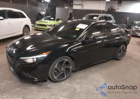 2023 Hyundai Elantra N Line z USA, uszkodzony, nr VIN KMHLR4AF5PU589204